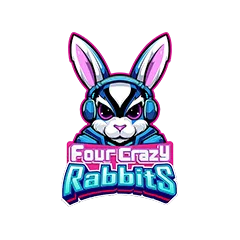 Four Crazy Rabbits logo