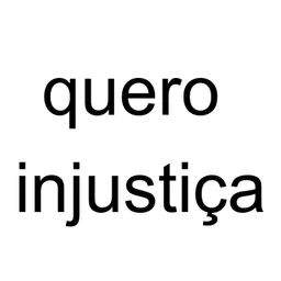 quero injustiça logo